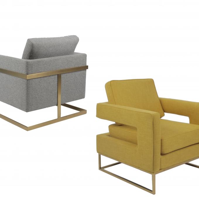 Anasayfa Tek Kişilik 83x75x85cm Accent Lounge Sandalyeler 1
