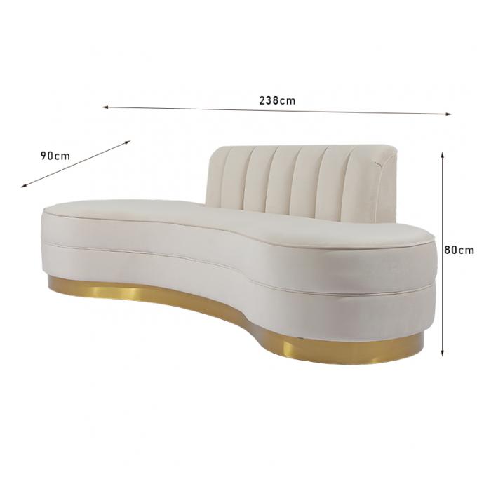 Modern Stil Mobilya Oturma Odası Kanepe 238cm Genişlik 0