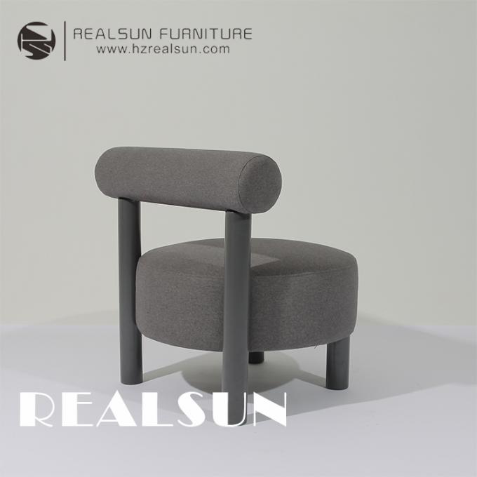 Kahve Restoran Yemek için 70 * 70 * 78cm Geometrik Şekil Oturma Odası Kanepeleri 1