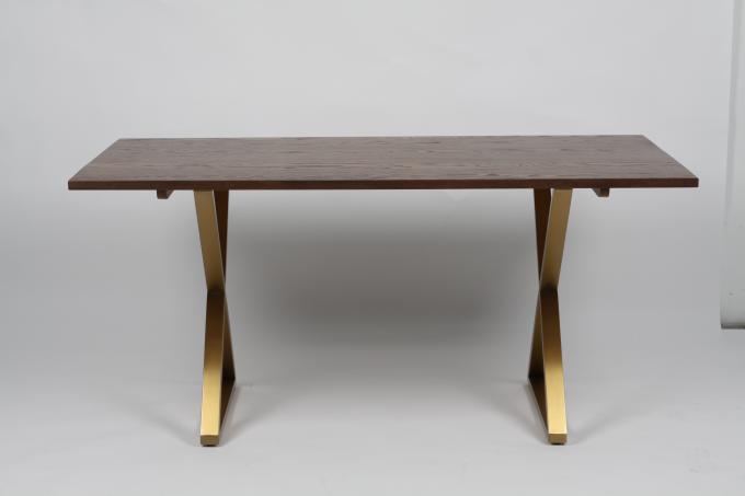 Modern Aile Demir Ahşap Üst MDF Yemek Masası Gri 0