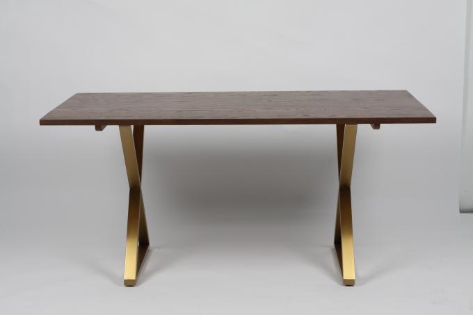 Modern Aile Demir Ahşap Üst MDF Yemek Masası Gri 1