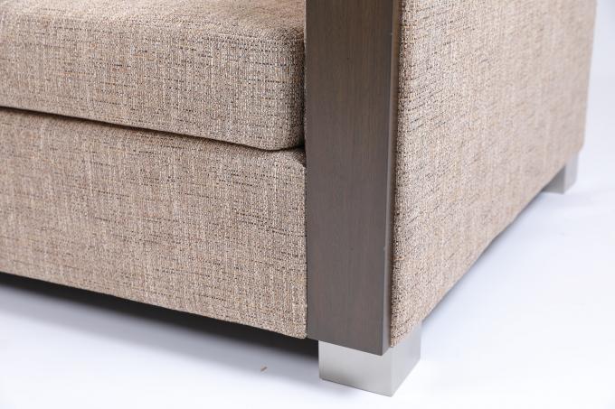 Ahşap Çerçeve Kumaş Penye Özelleştirilmiş Oturma Odası Kanepe Loveseats 1