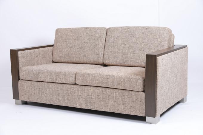 Ahşap Çerçeve Kumaş Penye Özelleştirilmiş Oturma Odası Kanepe Loveseats 2