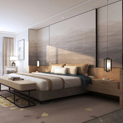 satın al 5 yıldızlı otel odaları için otel yatak odası mobilya takımları Lüks Otel Yatak Odası Mobilyaları Çevrimiçi üretim