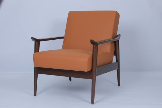 satın al Vintage Misafirperverlik Lounge Sandalyeleri Meşe Yanmış Turuncu Kol Sandalye Çevrimiçi üretim
