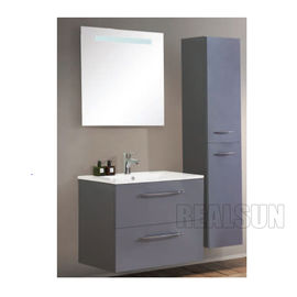 satın al Metal Ayaklı Yüksek Parlak Beyaz MDF Banyo Vanity Özel Mobilya Çevrimiçi üretim
