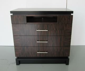 satın al JW Marriott Hotel 3 Çekmece Modern Dresser Lüks Tasarım Abanoz Ahşap Kaplama Çevrimiçi üretim