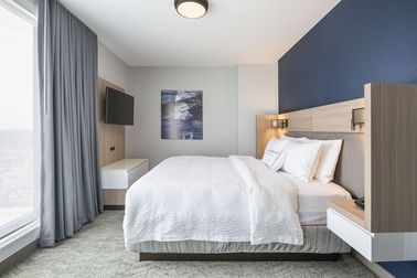 Ahşap Lüks Otel Yatak Odası Mobilyası Yüksek Basınçlı Laminat HPL Kılıf