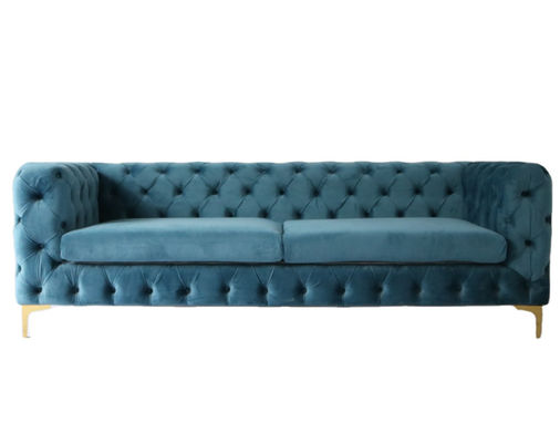satın al 220 * 85 * 75cm Avrupa Modern Chesterfield Koltuk Takımı Çevrimiçi üretim