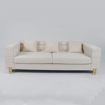 satın al İnce Metal Ayaklı 3 Kişilik 70cm Kadife Tufted Koltuk Çevrimiçi üretim