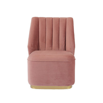 satın al İskandinav Tarzı Tepeli Pembe Kadife Modern Kumaş Kanepe 95cm Yükseklik Çevrimiçi üretim