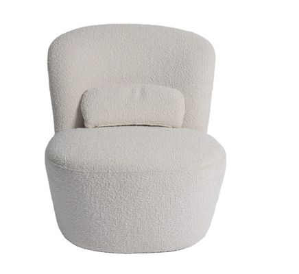 satın al Tekli Bej Kadife Koltuk Modern Kumaş Koltuk Sandalye 75*82*70cm Çevrimiçi üretim