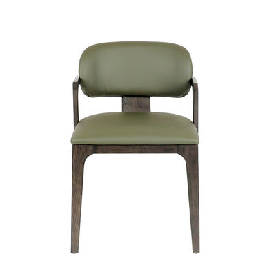 satın al Modern PVC Suni Deri Ahşap Çerçeve Yemek Sandalyeleri H78cm Çevrimiçi üretim