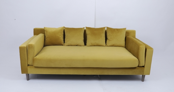 İyi bir fiyat. Tufted Düğme Kadife 3 Kişilik Modüler Seksiyonel Koltuk Takımı Oturma Odası İçin çevrimiçi