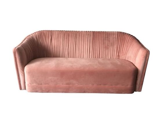 İyi bir fiyat. Sıcak 2018 Yeni tasarım pembe kadife tepeli oturma odası mobilya kanepe, kadife düğün kanepe çevrimiçi