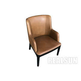 İyi bir fiyat. Modern Stil Pu Deri Yemek Sandalyeleri Oturma Odası İçin Metal Bacak Ahşap Taban çevrimiçi