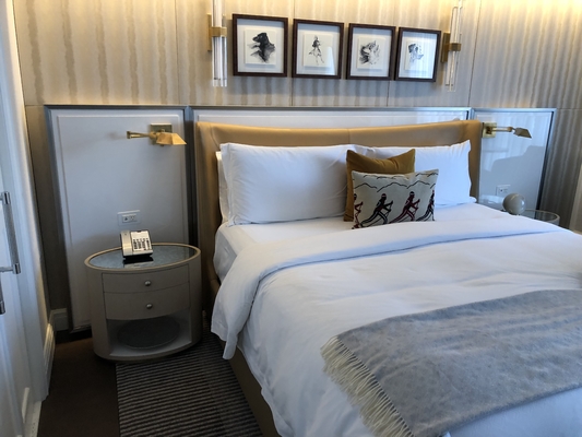 İyi bir fiyat. King Size Oda için Lüks 5 Yıldızlı Konaklama Otel Yatak Odası Mobilya Takımları çevrimiçi