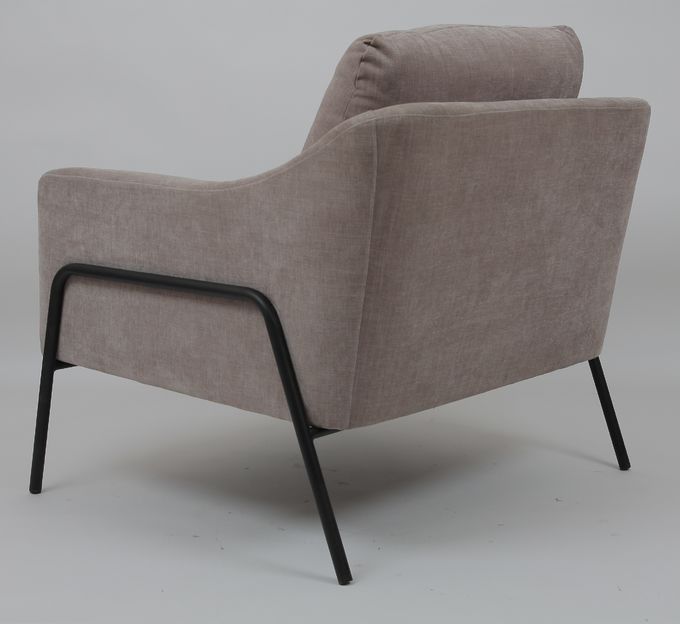Siyah Metal Çerçeve ile Moda Modern Oturma Odası Kanepe Döşemeli Gri 0
