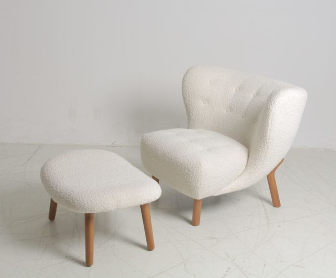 Nordic Ins Style 46x52x74cm Tekli Çekyat Sandalyesi 5