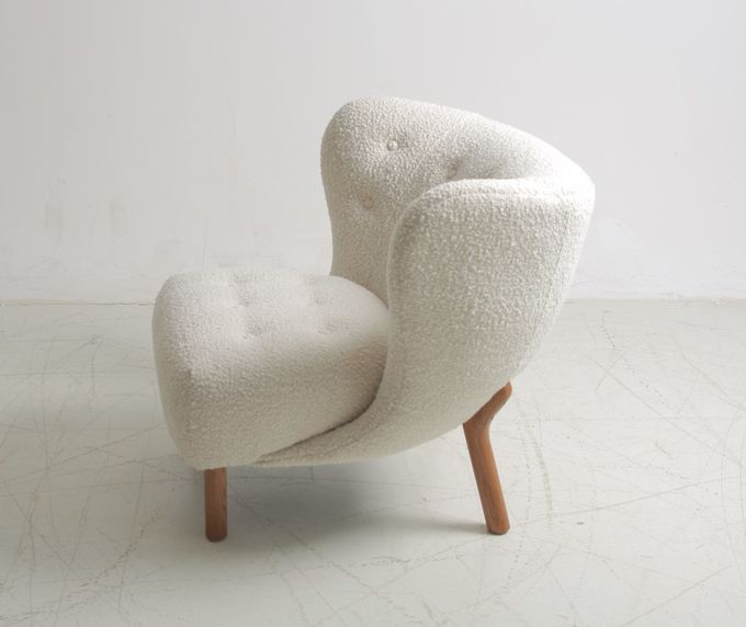 Nordic Ins Style 46x52x74cm Tekli Çekyat Sandalyesi 4