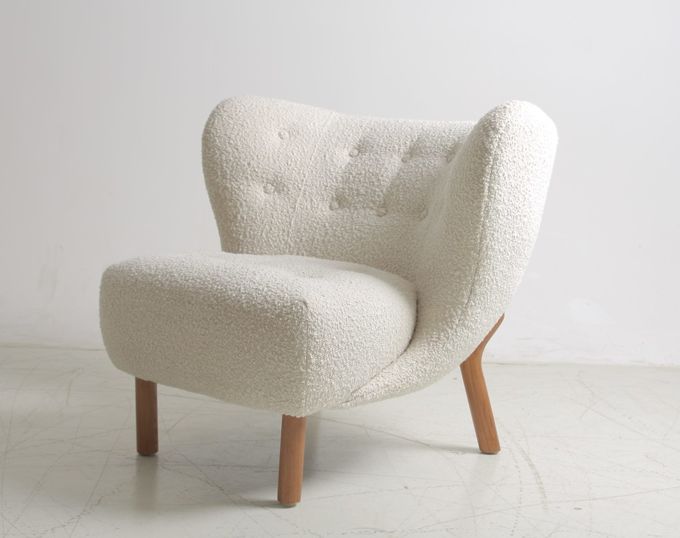 Nordic Ins Style 46x52x74cm Tekli Çekyat Sandalyesi 2