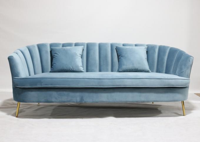 Döşemeli 215x80x88cm Oturma Odası Mobilya Ev İçin Kanepe 2