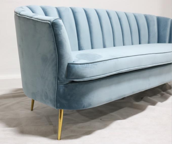 Döşemeli 215x80x88cm Oturma Odası Mobilya Ev İçin Kanepe 1
